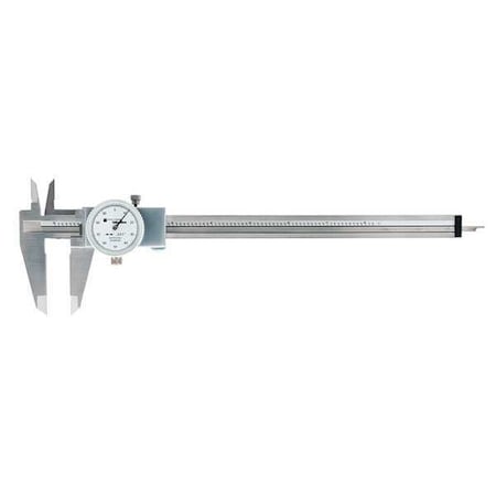 Dial Caliper, Stainless Steel, White MPN:00589045