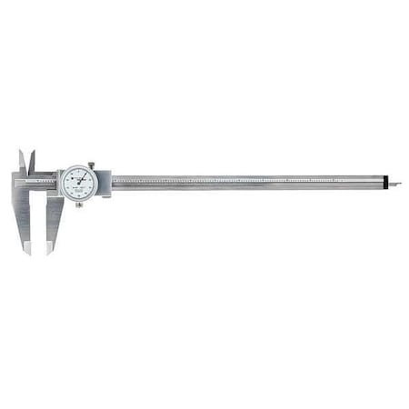 Dial Caliper, Stainless Steel, White MPN:00589046