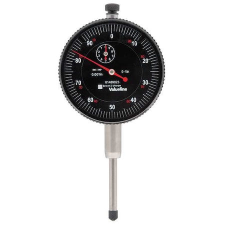 Dial Indicator, 0 to 1 In, 0-100 MPN:01489023