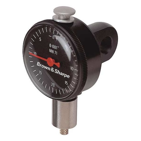 Dial Indicator, 0-100 Dial Reading, Black MPN:14.82017