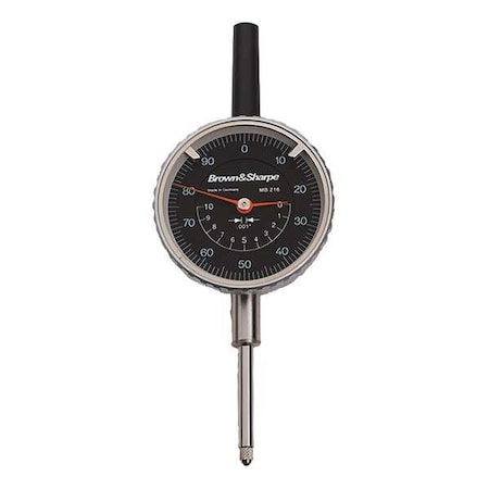 Dial Indicator, 0 to 1 In, 0-100 MPN:14.82023