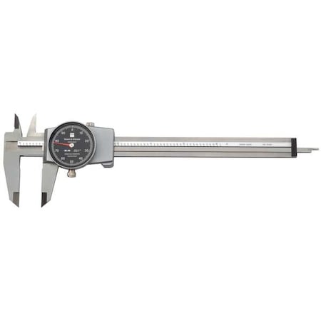 Dial Caliper, 6 In, 0.001 In Grad, Black MPN:599-579-5