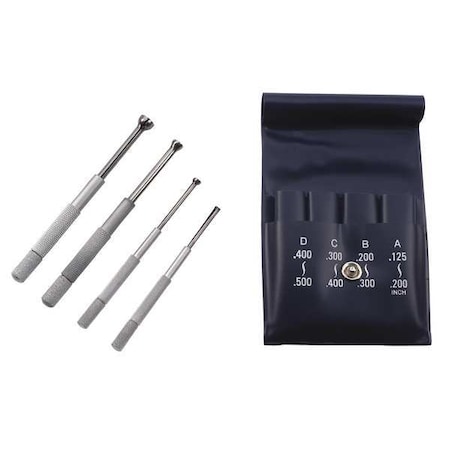 Small Hole Gage Set, 0.125 to 0.500