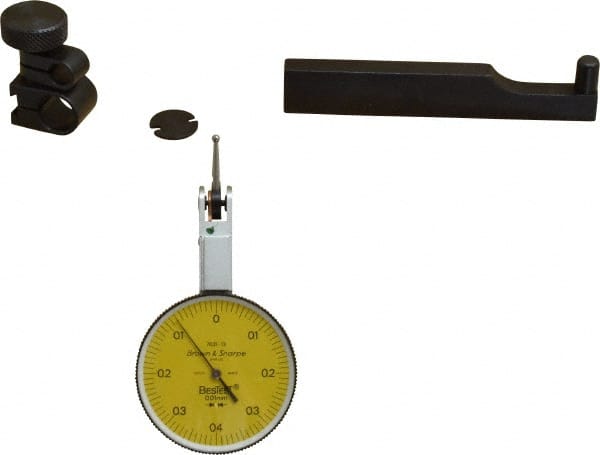 Dial Test Indicators: 0.8 Min, 0-0.4-0, 0.01 mm Accuracy, Horizontal MPN:599-7031-13