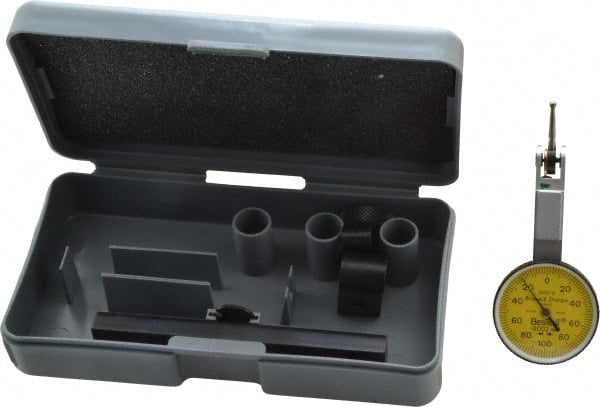 Horizontal Dial Test Indicator: 0.20 mm Max, 0-100-0 Dial Reading, 0.0020 mm Accuracy MPN:599-7032-13