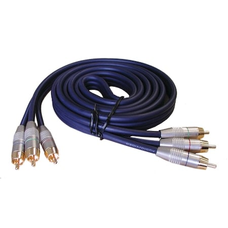 RCA Audio/Video Cable, 3 Wire Assembly MPN:HPAVCC3