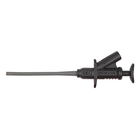 Plunger Clip, Male Banana Plug, 147mm, Black MPN:A069B