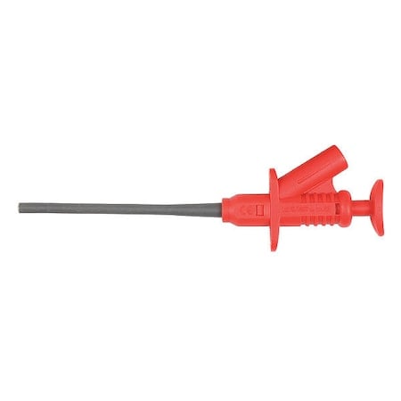 Plunger Clip, Male Banana Plug, 147mm, Red MPN:A069R