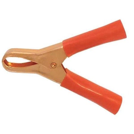 Insulated Sleeve Battery Terminal Clamp Miniature, Plunger Clamp Clip, 2.88