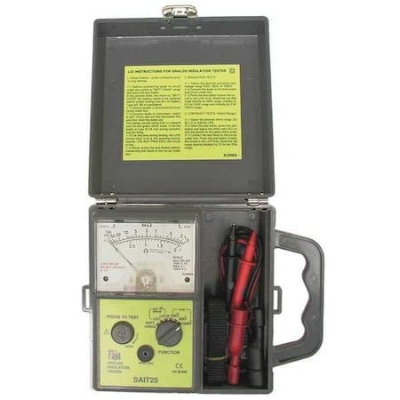 Insulation Resistance Meter, Digital MPN:SAIT25