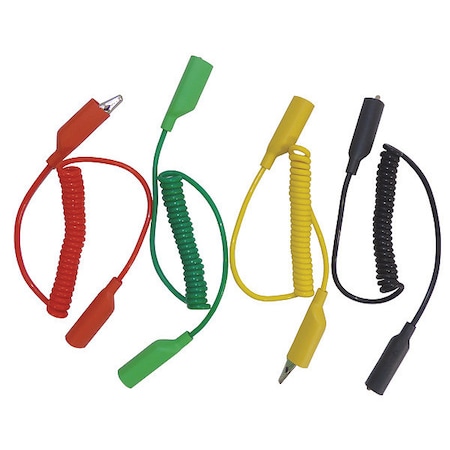 Jumper leads, 4 color coiled MPN:TLS2011
