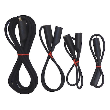 Jumper leads, black straight MPN:TLS2020