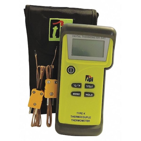 Thermometer, LCD, 1.875 in, Thermocouple MPN:343C1