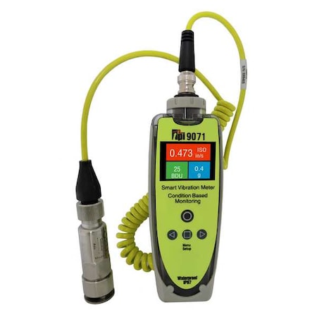 Vibration Meter, +/-5%Acc, LED MPN:9071