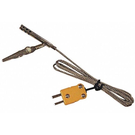Temp Probe, Armoured Cable, w/Oven Clip MPN:GK18M