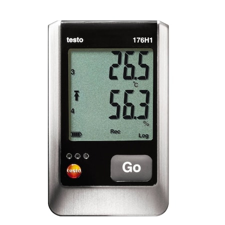 176 H1 4-Channel Temp/Rh Logger With 2 External Connections For Temp-Humidity Probes-Ntc/Capacitive MPN:0572 1765