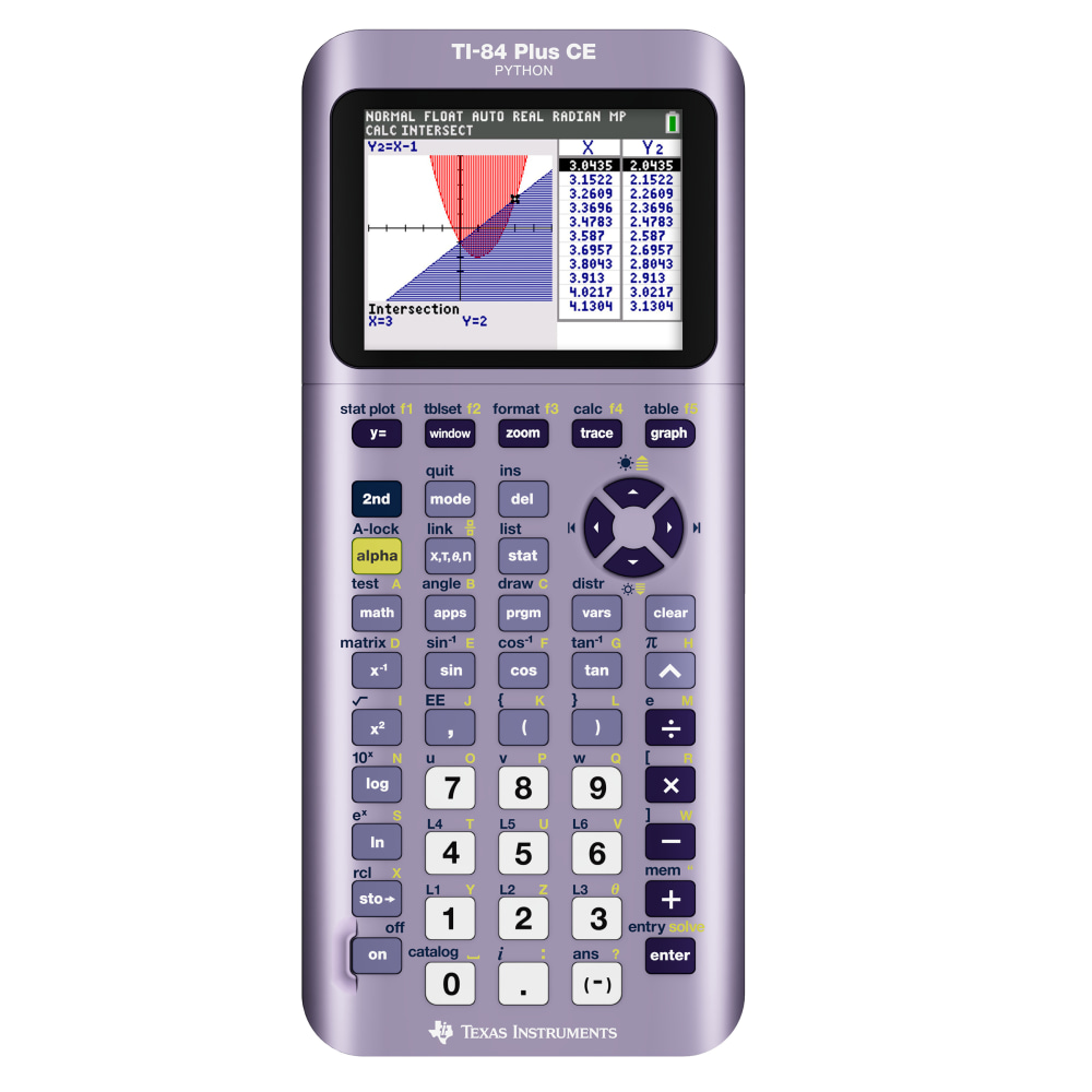 Texas Instruments TI-84 Plus CE Handheld Graphing Calculator MPN:84CEPY/TBL/1L1/H
