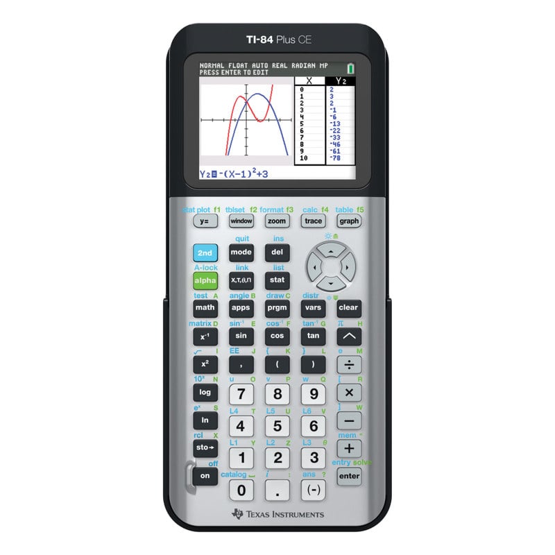 Texas Instruments TI-84 Plus CE Color Graphing Calculator, Space Gray MPN:84PLCE SPAC