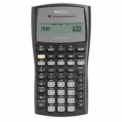 Financial Calculator LCD 10 Digit MPN:TEXBAIIPLUS