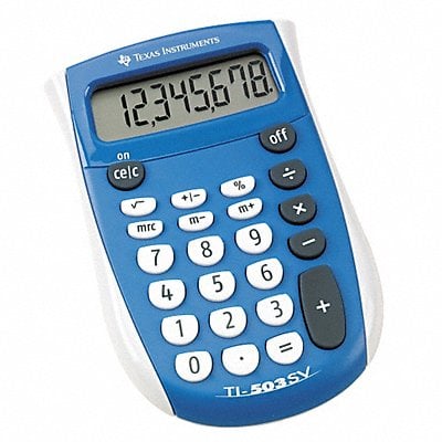 Pocket Calculator LCD 8 Digit MPN:TEXTI503SV
