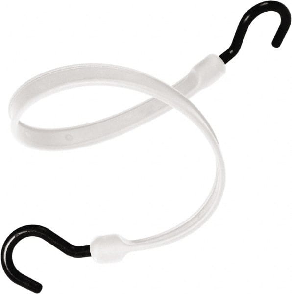 Heavy-Duty Bungee Strap Tie Down: Molded Nylon Hook, Non-Load Rated MPN:MBBS12NW