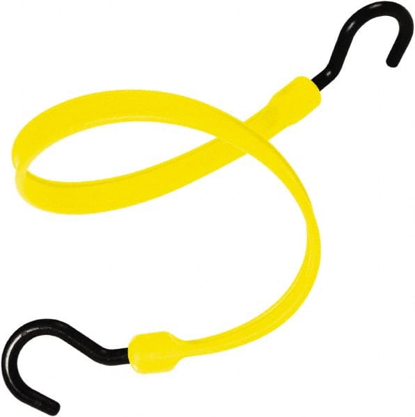 Heavy-Duty Bungee Strap Tie Down: Overmolded Nylon Hook, Non-Load Rated MPN:MBBS18NY