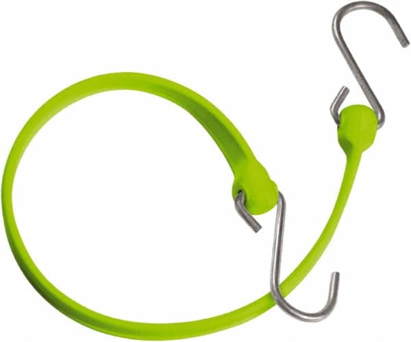 Heavy-Duty Bungee Strap Tie Down: Triangulated Galvanized S Hook, Non-Load Rated MPN:MBBS36GSG