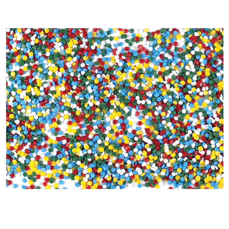 Childrens Factory Kidfetti Polypropylene Plastic Pellets, 10 Lb, Multicolor MPN:910059