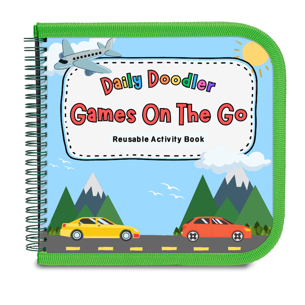The Pencil Grip Daily Doodler Reusable Activity Book, Games On The Go MPN:TPG845