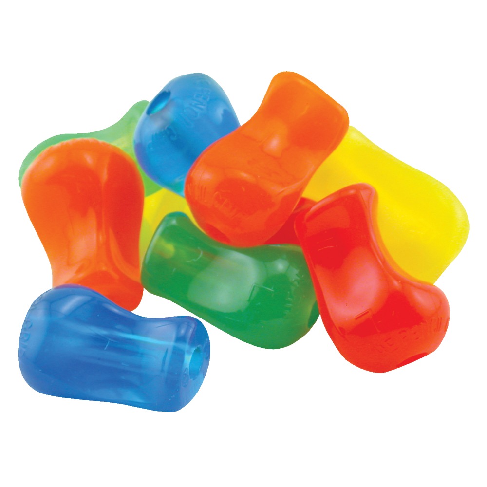 The Pencil Grip Finger Fitted Pencil Grips, 1 1/2in, Assorted Neon Colors, Pack Of 12 MPN:TPG11312