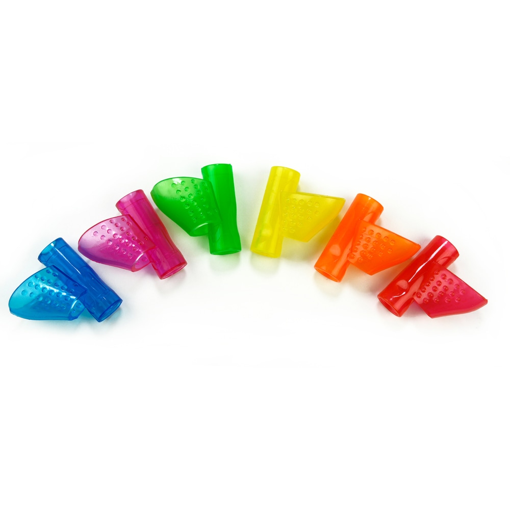 The Pencil Grip Pointer Grips, 1in, Assorted Colors, Pack Of 100 Grips MPN:TPG121100