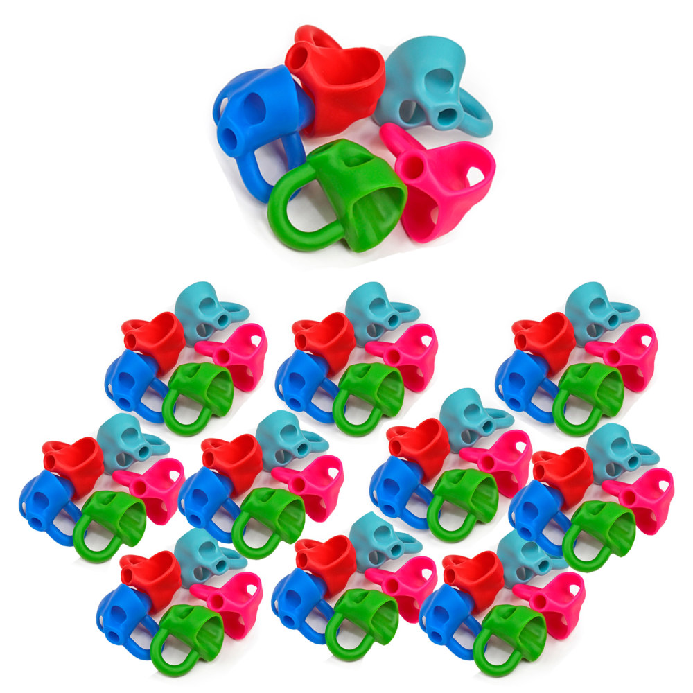 The Pencil Grip The Ring Grips, Assorted Colors, Pack Of 50 Grips MPN:TPG17350