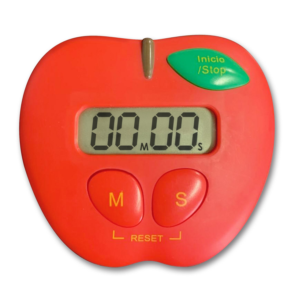 The Pencil Grip Apple-Shaped Digital Timer, Red MPN:TPG495