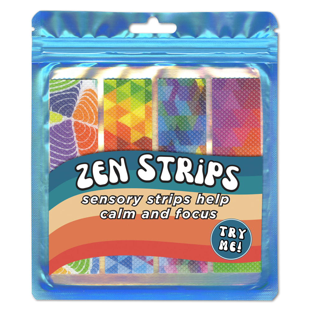 The Pencil Grip Zen Strips Multi-Packs, Bumpy Brights Set 3, 4 Per Set, 6 Sets MPN:TPG85606