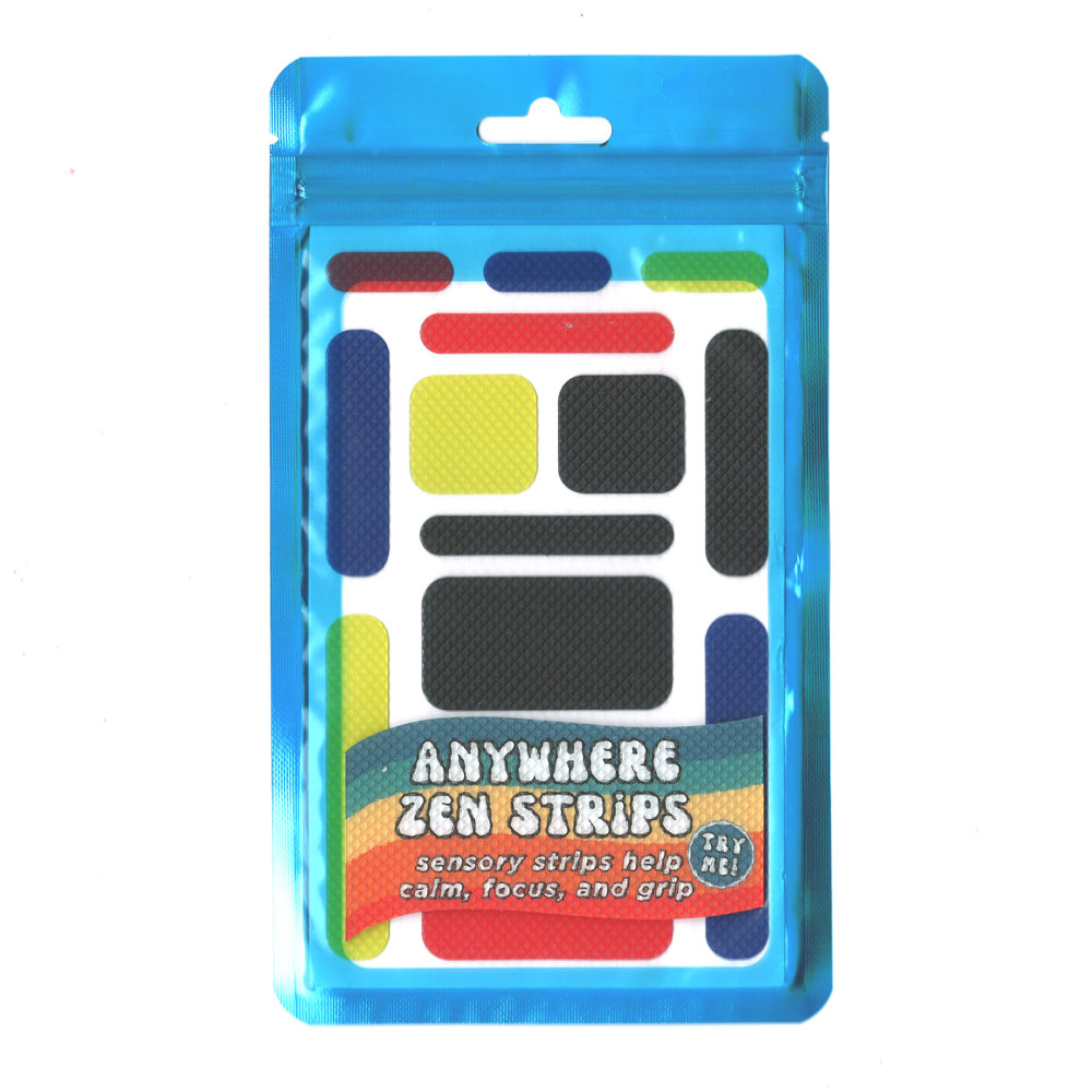 The Pencil Grip Zen Strips, Anywhere Zen, Bumpy Primary, 13 Per Set, 6 Sets MPN:TPG88006