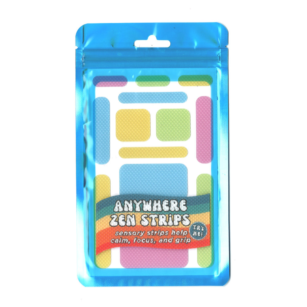 The Pencil Grip Zen Strips, Anywhere Zen, Bumpy Pastel, 13 Per Set, 6 Sets MPN:TPG88206