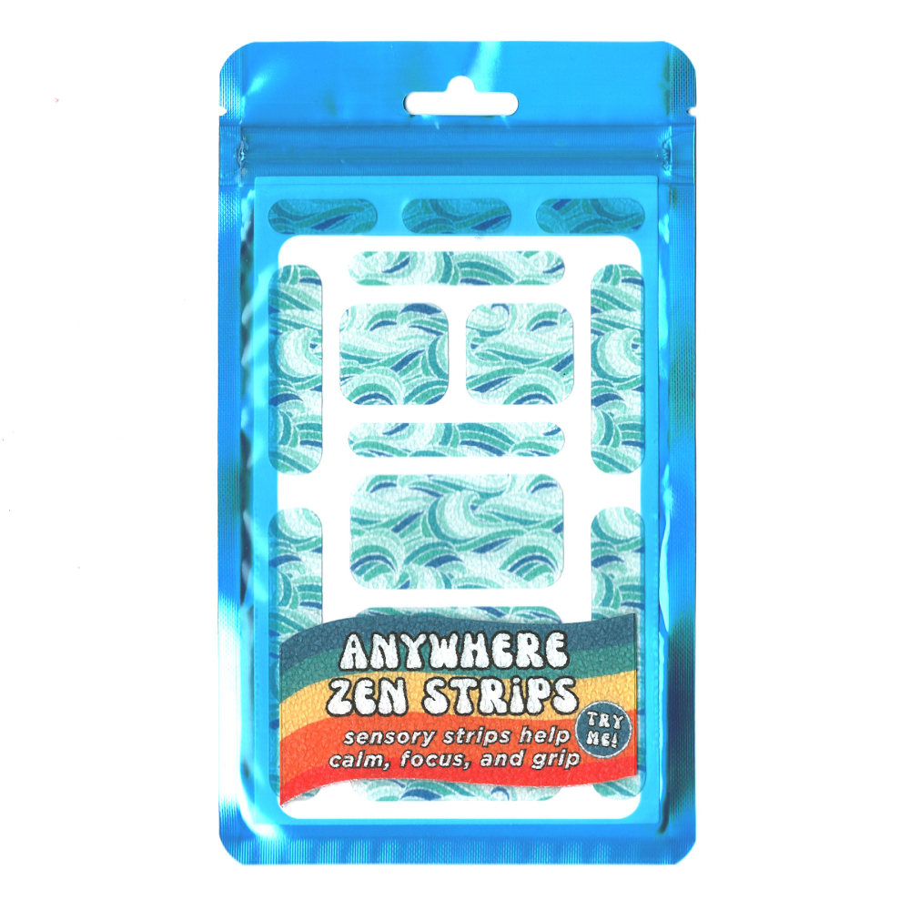 The Pencil Grip Zen Strips, Anywhere Zen, Sandy Waves, 13 Per Set, 6 Sets MPN:TPG88706