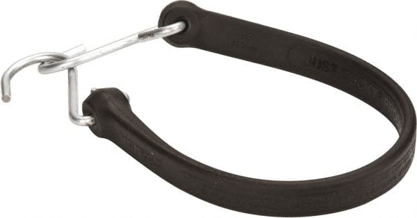 Heavy-Duty Tie Down: S Hook, Non-Load Rated MPN:B18BK