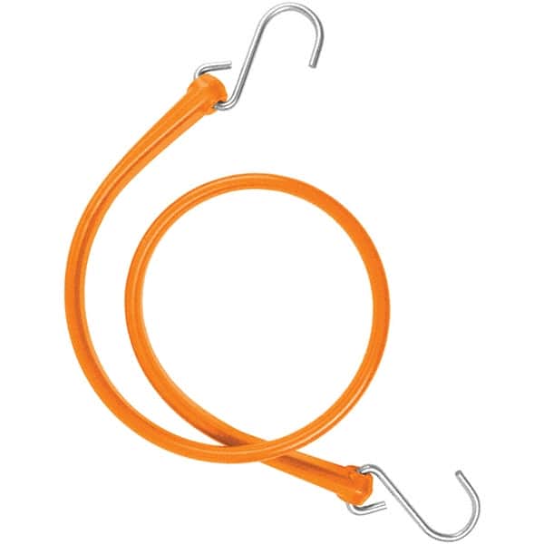 Heavy-Duty Bungee Strap & Heavy-Duty Tie Down: Triangulated Galvanized S Hook, Non-Load Rated MPN:B36NG