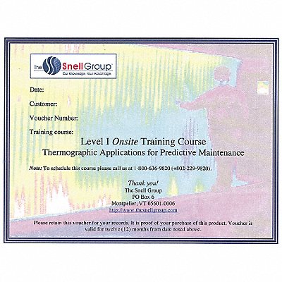 Level I Thermography Training Onsite MPN:SNELL-L1-ON-PDM