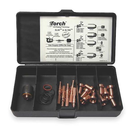 Plasma Torch Consumable Kit, 30 Amps MPN:5-2550