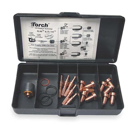 Plasma Torch Consumable Kit, 50-55 Amps MPN:5-2552