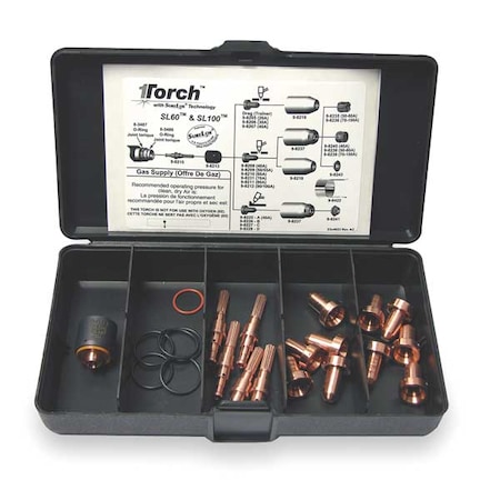 Plasma Torch Consumable Kit, 60 Amps MPN:5-2553