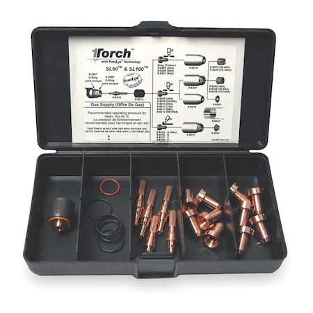 Plasma Torch Consumable Kit, 80 Amps MPN:5-2555