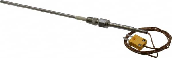 Thermocouple Probe: Type K, Pipe Fitting Probe, Grounded MPN:SF037-090