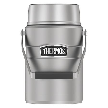 Stainless Steel Food Jar, 2 PP Inner Containers, 47 oz., Matte Steel MPN:SK3030MSTRI4