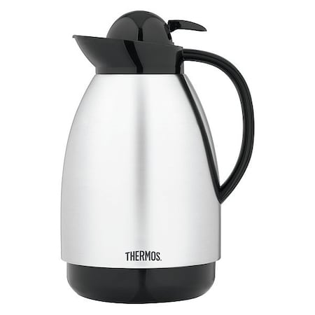 Glass Vacuum Carafe, 34 oz., White, Hot 20 Hrs, Cold 24 Hrs MPN:710TRI4