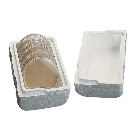 Petri Dish Mailer, 5 in H, 190.5 mm L, PK48 MPN:404