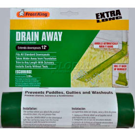 Frost King Manual Roll Up Downspout Extender Green DE300 - Pkg Qty 12