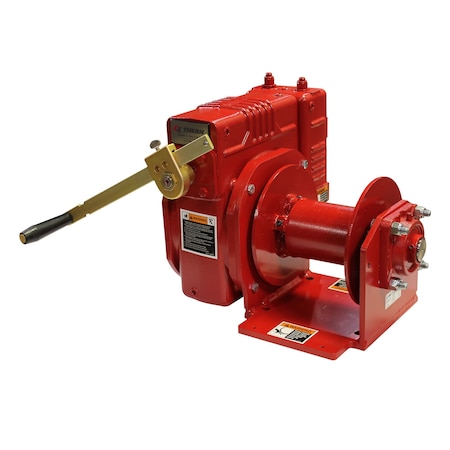 Worm Gear Hand Winch, 4000Lb W/ Brake Fo MPN:2W40-BL